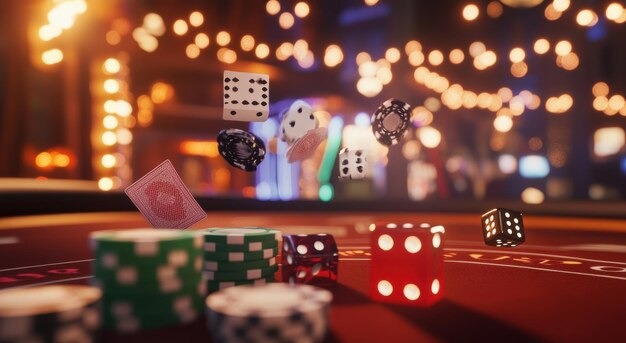 Caribbean Stud Poker hand layout and dealer comparison at coy99 live tables